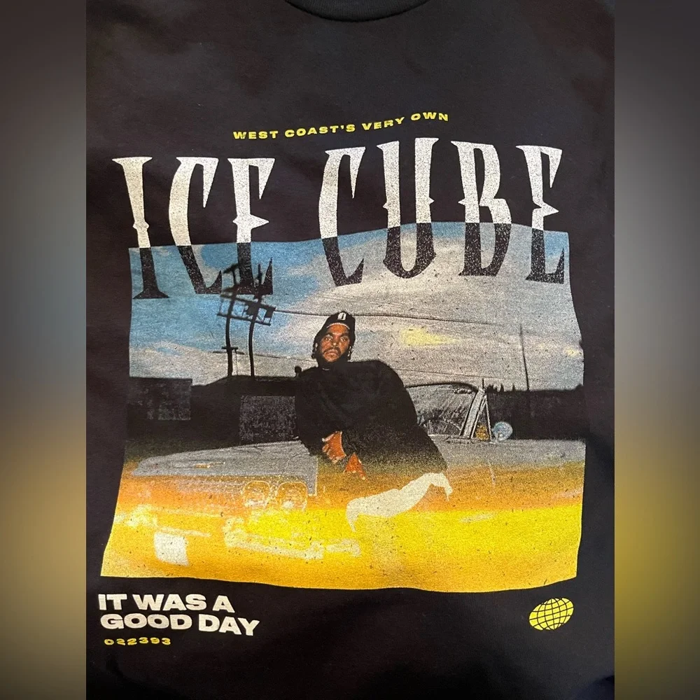 ICE CUBE black short sleeve T-shirt.  Size L. NWOT.  UNISEX - Picture 9 of 9